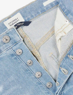 CITIZENS OF HUMANITY Jolene Whiskered High-rise Slim-leg Stretch-denim Jeans 15 CITIZENS OF HUMANITY Jolene Whiskered High-rise Slim-leg Stretch-denim Jeans -Whistles Store R04164580 PIXIE ALT06