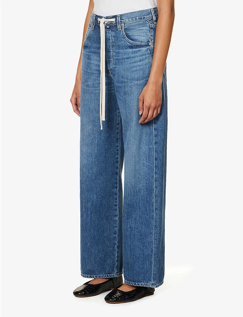 CITIZENS OF HUMANITY Brynn Wide-leg Mid-rise Organic-denim Jeans 5 CITIZENS OF HUMANITY Brynn Wide-leg Mid-rise Organic-denim Jeans - Image 3