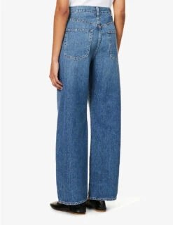 CITIZENS OF HUMANITY Brynn Wide-leg Mid-rise Organic-denim Jeans 12 CITIZENS OF HUMANITY Brynn Wide-leg Mid-rise Organic-denim Jeans -Whistles Store R04164585 ATLANTISMDINDIGO ALT03