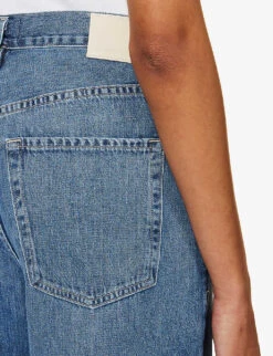 CITIZENS OF HUMANITY Brynn Wide-leg Mid-rise Organic-denim Jeans 14 CITIZENS OF HUMANITY Brynn Wide-leg Mid-rise Organic-denim Jeans -Whistles Store R04164585 ATLANTISMDINDIGO ALT05