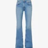 CITIZENS OF HUMANITY Isola Faded Flared Mid-rise Stretch-denim Jeans -Whistles Store R04164586 PEGASUSMDINDIGO M