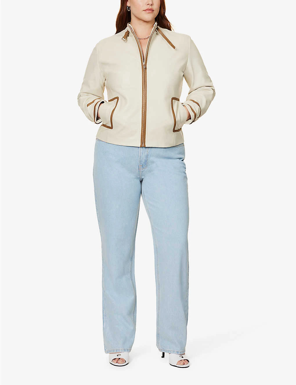 GOOD AMERICAN Good '90s Straight-leg Mi-rise Denim-blend Jeans 4 GOOD AMERICAN Good '90s Straight-leg Mi-rise Denim-blend Jeans - Image 2