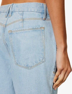 GOOD AMERICAN Good '90s Straight-leg Mi-rise Denim-blend Jeans 16 GOOD AMERICAN Good '90s Straight-leg Mi-rise Denim-blend Jeans -Whistles Store R04166600 INDIGO498 ALT06