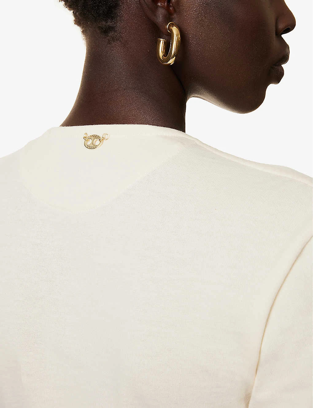 Paco Rabanne Tassel-trimmed Cropped Regular-fit Cotton T-shirt 8 Paco Rabanne Tassel-trimmed Cropped Regular-fit Cotton T-shirt - Image 6