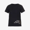 Aris Text-print Cotton-jersey T-shirt -Whistles Store R04167372 ULTRAMARINE M