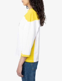 Zadig & Voltaire Earl Contrast-panel Zadig&Voltaire 9 Zadig & Voltaire Earl Contrast-panel Zadig&Voltaire -Whistles Store R04167414 SUN ALT02