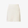 Lucy High-rise Semi-sheer Regular-fit Cotton-crochet Mini Skirt 1 Lucy High-rise Semi-sheer Regular-fit Cotton-crochet Mini Skirt -Whistles Store R04167921 CREME M