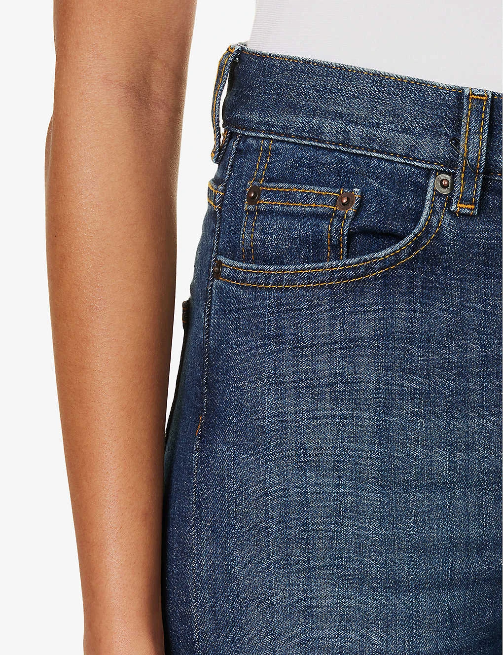 Eiffel Straight-leg Mid-rise Organic Denim-blend Jeans 7 Eiffel Straight-leg Mid-rise Organic Denim-blend Jeans - Image 5