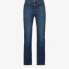 Eiffel Straight-leg Mid-rise Organic Denim-blend Jeans -Whistles Store R04167932 DARKVINTAGE08 M
