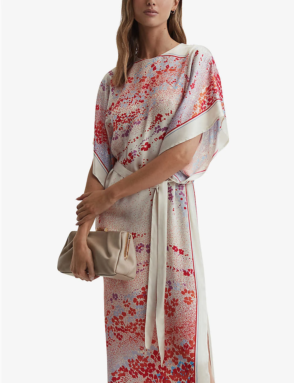 Reiss Lydia Scarf-print Belted-waist Woven Maxi Dress 7 Reiss Lydia Scarf-print Belted-waist Woven Maxi Dress - Image 5