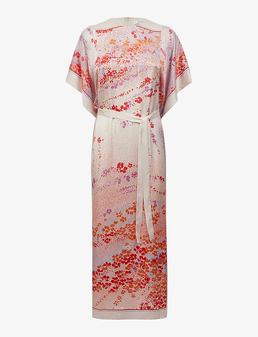 Reiss Lydia Scarf-print Belted-waist Woven Maxi Dress 3 Reiss Lydia Scarf-print Belted-waist Woven Maxi Dress