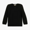 Valentino Cut-out Stud-embellished Cashmere Knitted Jumper