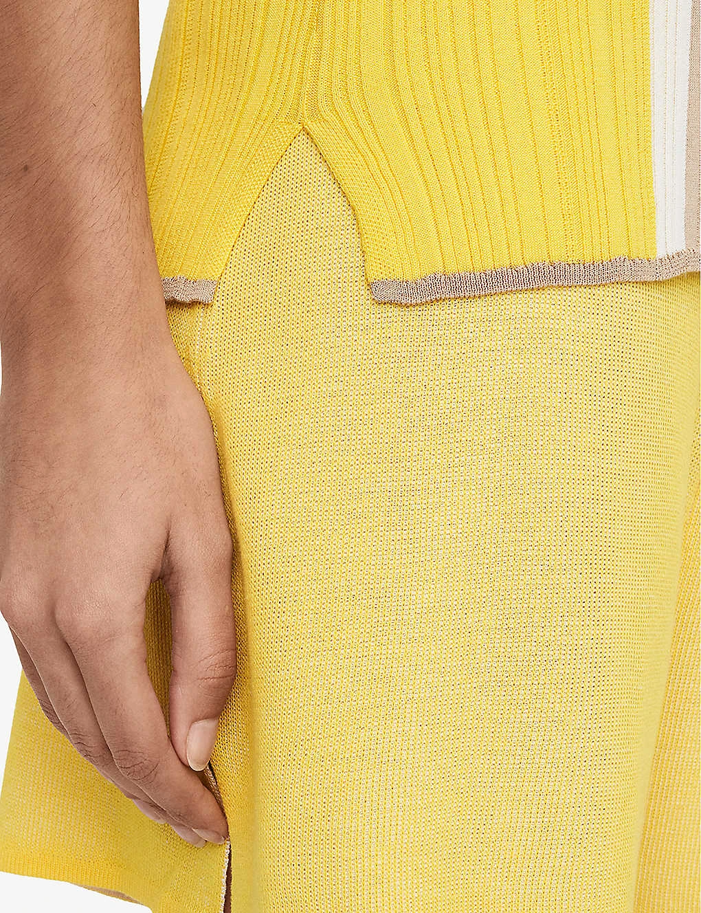 Joseph Striped Ribbed Knit Vest Top 7 Joseph Striped Ribbed Knit Vest Top - Image 5