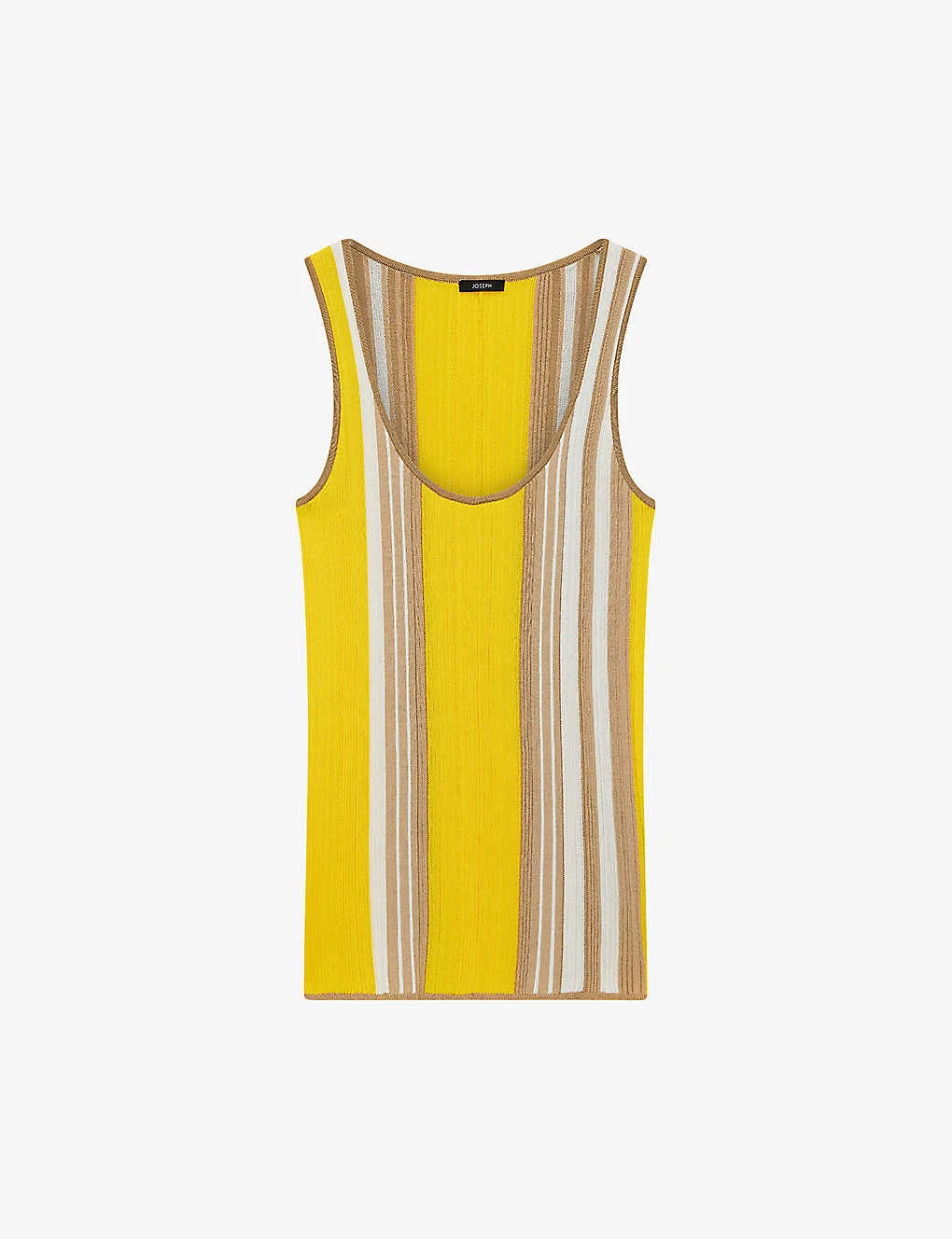 Joseph Striped Ribbed Knit Vest Top 3 Joseph Striped Ribbed Knit Vest Top