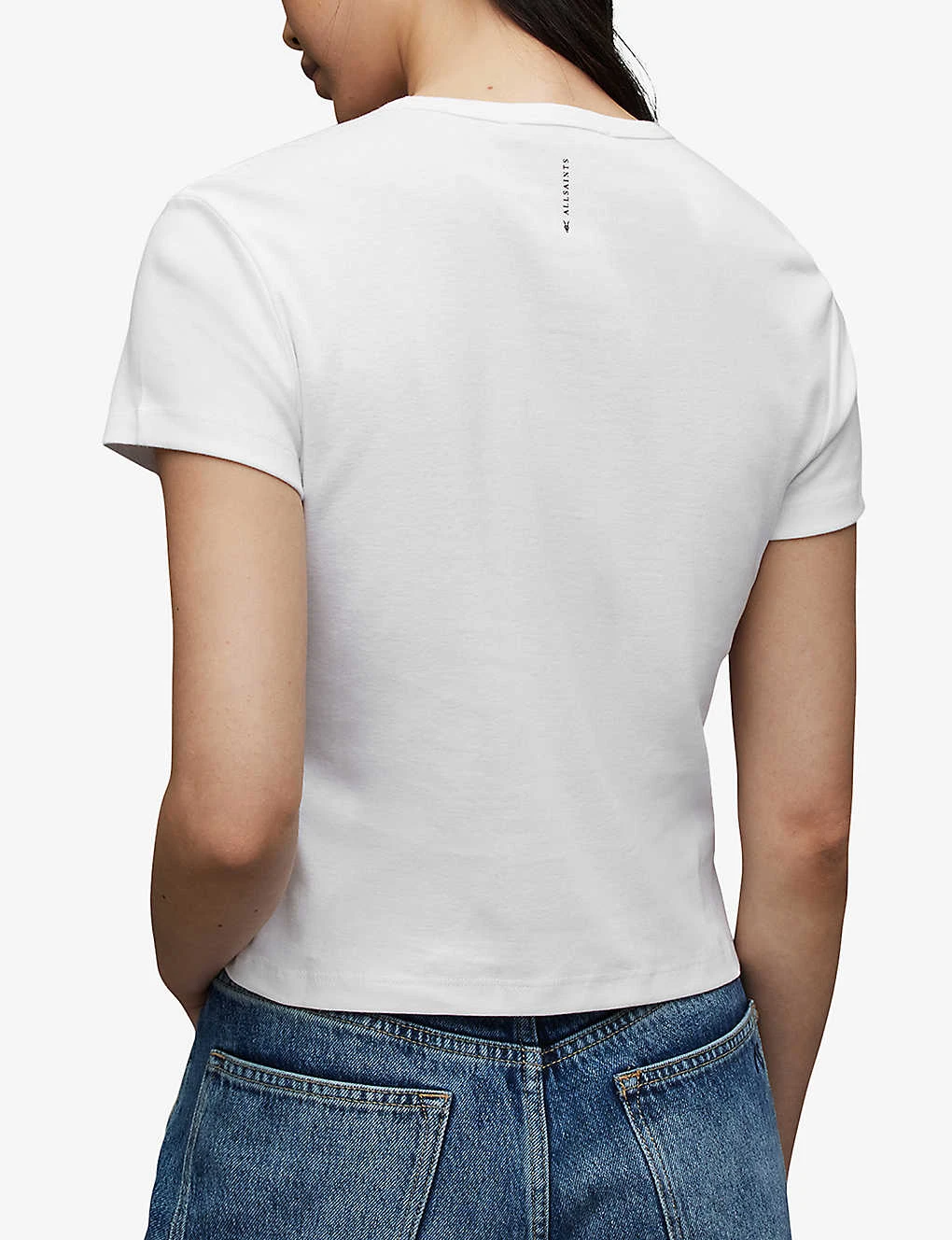 AllSaints Stevie Slim-fit Organic-cotton T-shirt 6 AllSaints Stevie Slim-fit Organic-cotton T-shirt - Image 4