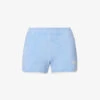 Sporty & Rich X Prince Brand-embroidered Cotton Shorts 1 Sporty & Rich X Prince Brand-embroidered Cotton Shorts -Whistles Store R04173088 BLUEWHITE M