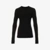 Dolce & Gabbana Crewneck Slim-fit Cotton-blend Top -Whistles Store R04174022 BLACK M