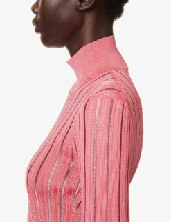 Crinoline Semi-sheer Knitted Top 11 Crinoline Semi-sheer Knitted Top -Whistles Store R04179401 ROSEVIF ALT04