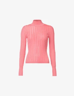 Crinoline Semi-sheer Knitted Top