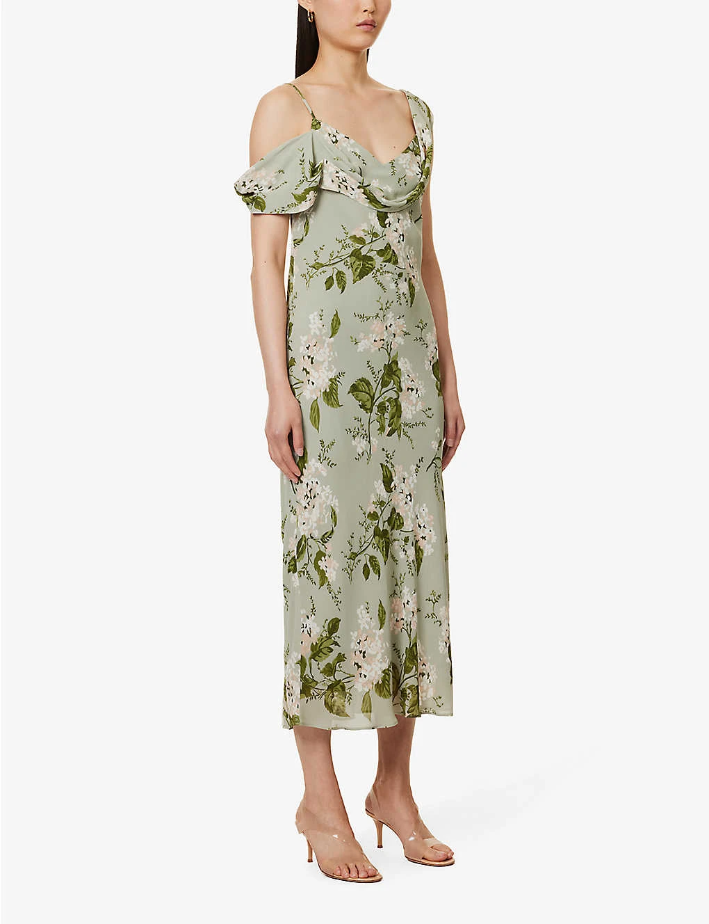 Reya Cowl-neck Woven Maxi Dress 5 Reya Cowl-neck Woven Maxi Dress - Image 3