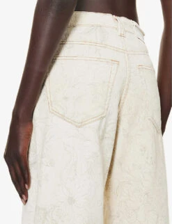 Dries Van Noten Straight-leg Mid-rise Jeans 13 Dries Van Noten Straight-leg Mid-rise Jeans -Whistles Store R04180728 ECRU ALT05