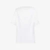 Dries Van Noten Cowl-neckline Relaxed-fit Cotton T-shirt 1 Dries Van Noten Cowl-neckline Relaxed-fit Cotton T-shirt -Whistles Store R04180734 WHITE M