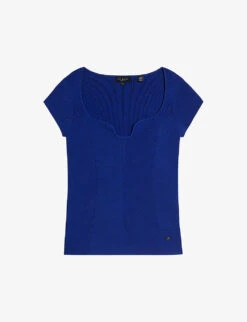 Ted Baker Cyndiy Scoop-neck Stretch-knit Top