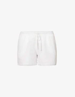 Casey Drawstring-waist Organic-cotton Shorts