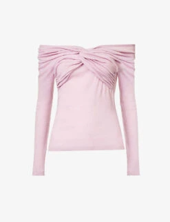 Titanic Knot-detail Wool Top