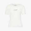 Acne Studios Etza Semi-sheer Cotton Knitted T-shirt -Whistles Store R04184388 WHITE M