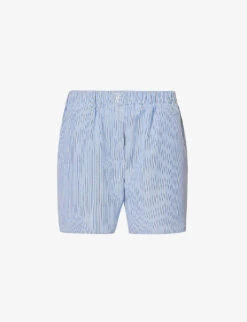 Lui Striped Woven Shorts
