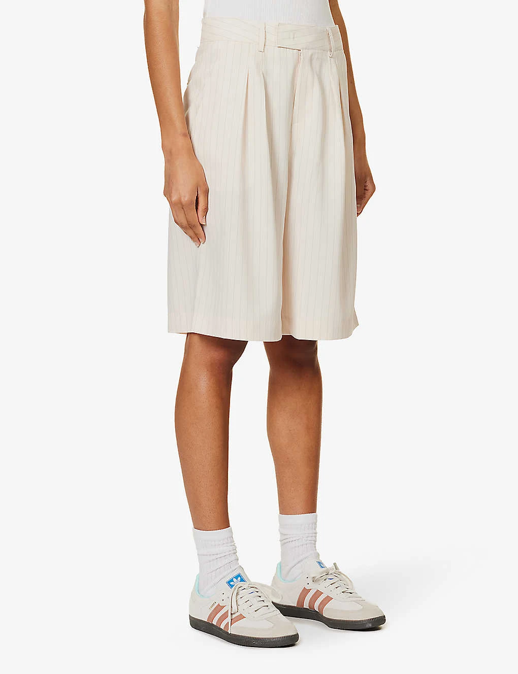 Vivian Striped Woven Shorts 5 Vivian Striped Woven Shorts - Image 3