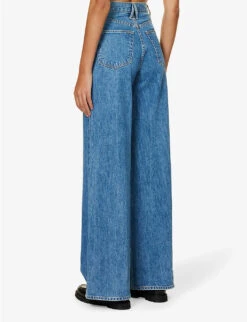 Eva Faded Wide-leg Mid-rise Jeans -Whistles Store R04186798 SWEETMEMORY ALT03