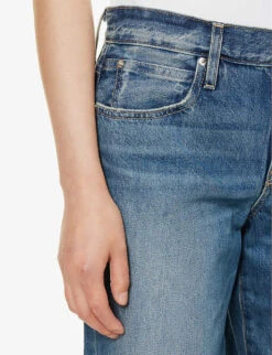 Mica Wide-leg Mid-rise Jeans -Whistles Store R04186803 RUSHINGRIVER ALT04