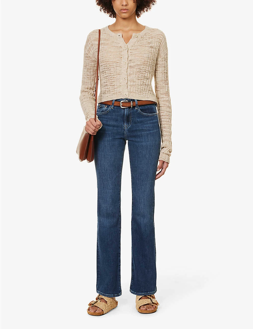 Sophie Flared-leg Mid-rise Cotton-blend Jeans 4 Sophie Flared-leg Mid-rise Cotton-blend Jeans - Image 2
