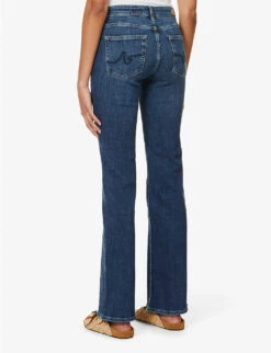 Sophie Flared-leg Mid-rise Cotton-blend Jeans 12 Sophie Flared-leg Mid-rise Cotton-blend Jeans -Whistles Store R04186804 GREENSTONESEVEN ALT03
