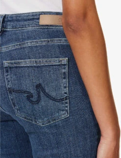 Sophie Flared-leg Mid-rise Cotton-blend Jeans 14 Sophie Flared-leg Mid-rise Cotton-blend Jeans -Whistles Store R04186804 GREENSTONESEVEN ALT05