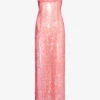 Bustier Sequin-embellished Midi Dress -Whistles Store R04189020 LIGHTPINK M