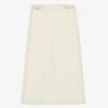 CLAUDIE PIERLOT Saule Chain-embellished Flared-cut Stretch-woven Midi Skirt -Whistles Store R04189939 NATURELS M