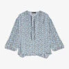 Maje Lipetila Floral-print Woven Blouse -Whistles Store R04190273 IMPRIME M