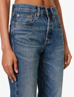 Levis 501 Cropped Straight-leg High-rise Jeans -Whistles Store R04191350 STANDOFF ALT04