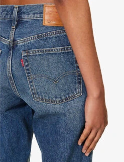 Levis 501 Cropped Straight-leg High-rise Jeans -Whistles Store R04191350 STANDOFF ALT05