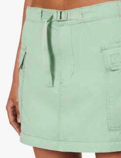 Levis Convertible Zipped Cotton-poplin Cargo Skirt 11 Levis Convertible Zipped Cotton-poplin Cargo Skirt -Whistles Store R04191374 GRANITEGREEN ALT04