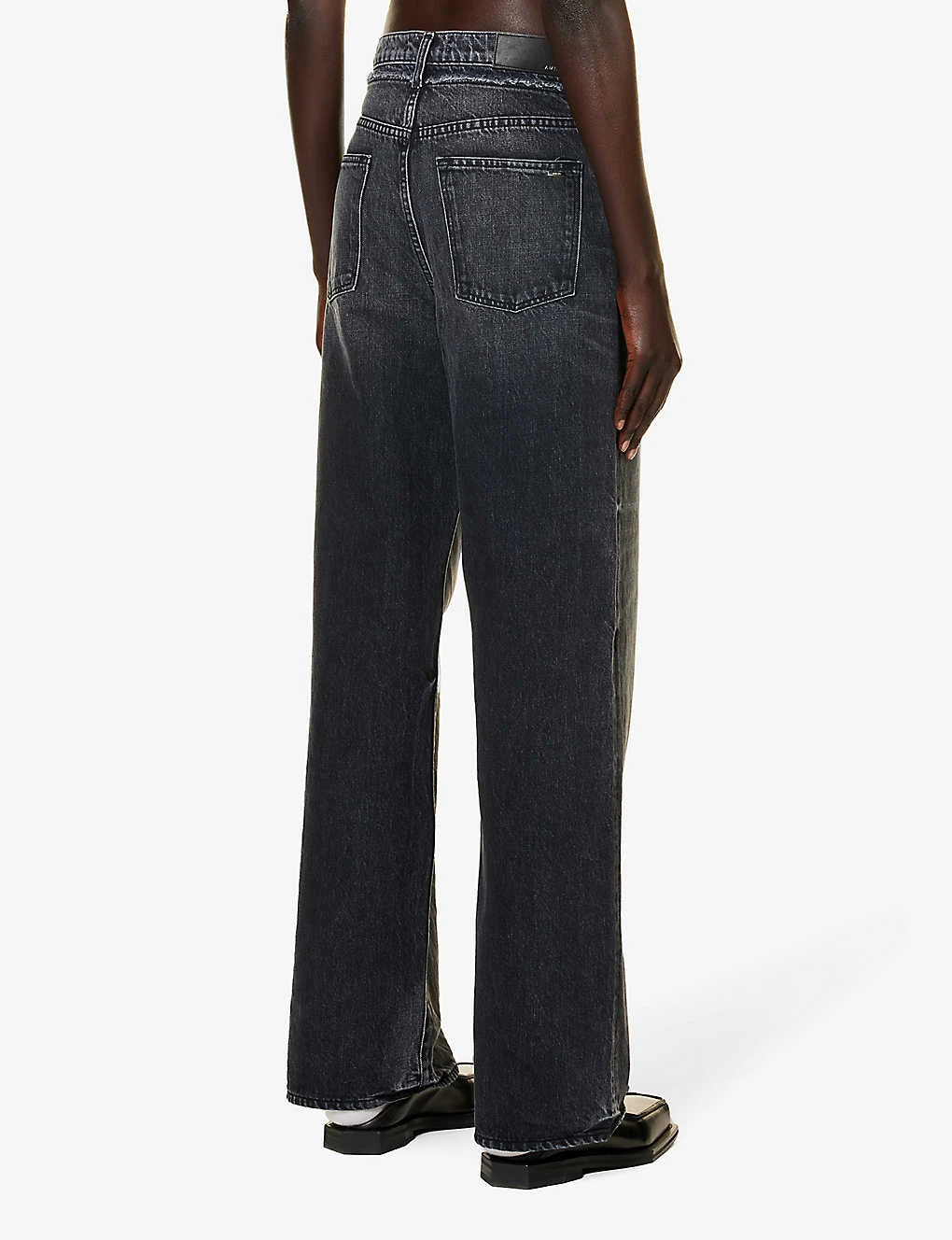 Amiri Double-waistband Wide-leg Mid-rise Jeans 6 Amiri Double-waistband Wide-leg Mid-rise Jeans - Image 4