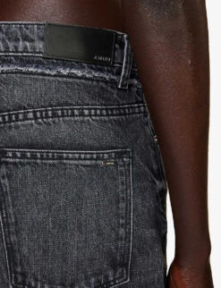 Amiri Double-waistband Wide-leg Mid-rise Jeans 14 Amiri Double-waistband Wide-leg Mid-rise Jeans -Whistles Store R04191417 AGEDBLACK ALT05