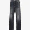 Amiri Double-waistband Wide-leg Mid-rise Jeans 1 Amiri Double-waistband Wide-leg Mid-rise Jeans -Whistles Store R04191417 AGEDBLACK M