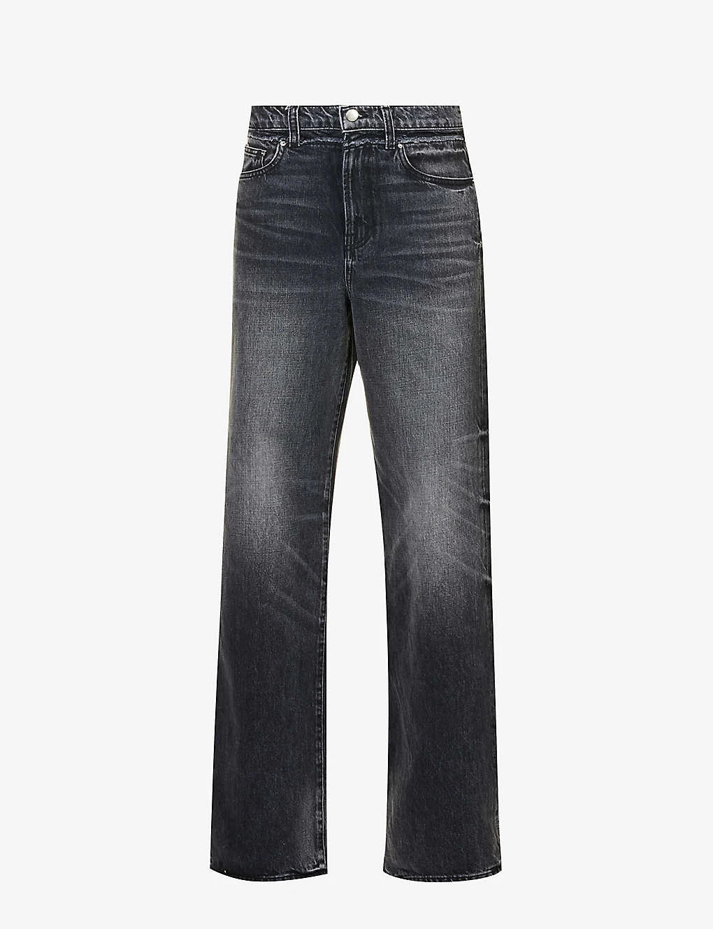 Amiri Double-waistband Wide-leg Mid-rise Jeans 3 Amiri Double-waistband Wide-leg Mid-rise Jeans