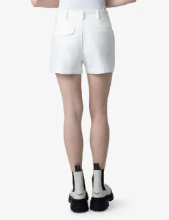 Zadig & Voltaire Please Crystal-embellished Stretch-woven Shorts 10 Zadig & Voltaire Please Crystal-embellished Stretch-woven Shorts -Whistles Store R04191940 JUDO ALT03