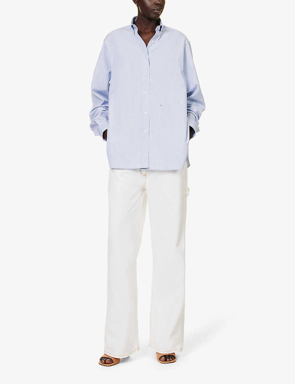 William Striped Cotton Shirt 4 William Striped Cotton Shirt - Image 2