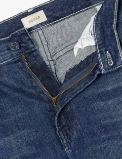 MOTHER The Hustler Wide-leg High-rise Cotton-blend Jeans -Whistles Store R04193824 HEIRLOOM ALT06